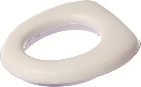 Dreambaby Soft Touch Potty Seat - Comfortable Padded Seat - With High Base Underneath for Secure Positioning - Fit Most Standard Toilets - White -...