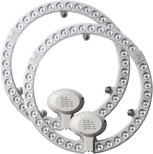 T9 LED Circline Light Bulb, FC9T9/DL Led Replacement for GE Philips Sylvania 9 Inch Circular Fluorescent T9 30 Watt Day Light 2200LM 2 Count...