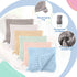 Irenare 6-Piece Large 20x10 Inch Muslin Burp Cloths - Multi-Color, Classic Pattern, Soft Cotton, Absorbent Layers, Baby Burping Cloths, Washcloths...