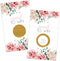 Paper Clever Party Charming Floral Bridal Shower Games - 30 Pack - Pink Scratch Off Raffle Cards - Fun Wedding Activities, Lottery Tickets & Door ...