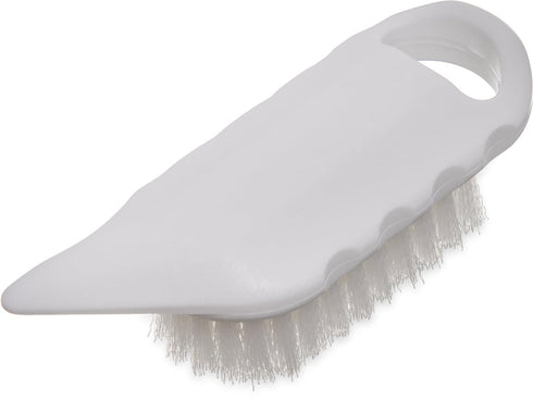 SPARTA 4041202 Plastic Potato Brush, Medium Stiffness With Polyester Bristles, 5.75 Inches, White...