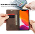 SINIANL iPhone 11 Pro Wallet Case - Leather Flip Case with Kickstand, Credit Card Slot, Magnetic Closure - Protective Cover for Apple iPhone 11 Pr...