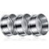 3 Pcs 304 Stainless Lab Sieves, 200 Mesh (0.074 Mm), 80 Mesh (0.18 Mm), 10 Mesh (2 Mm) Aperture Test Sieve, 4 Inch Diameter Economy Test Sieve wit...