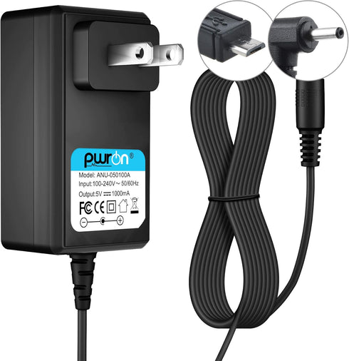 PwrON DC 5V Adapter Fits for Motorola MBP33S MBP36S MBP36XL MBP38S MBP41S MBP43S MBP843 MBP853 MBP854 MBP855 MBP-33SPU MBP33SBU MBP36SBU MBP36S-PU...