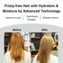 Moist Diane Pump Hydrating Shampoo for Men & Women, Organic & Natural Anti-dandruff Clarifying Japanese Hair Shampoo with Pump for Dry Hair Extra ...