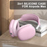 Silicone Case Cover for AirPods Max Case, Anti-Scratch Ear Pad Case Cover/Ear Cups Cover/Headband Cover for AirPods Max,Accessories Soft Silicone ...