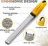 Stainless Steel Cheese and Citrus Zester Grater w/Extra Sharp Blade - Perfect for Lemons, Parmesan, Garlic, Chocolate - Spice Up any Kitchen Dish ...