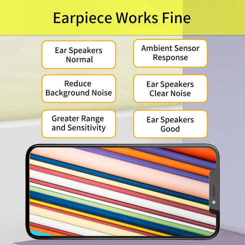 Earpiece Front Speaker Replacement for iPhone 11 6.1" Repair for iPhone11 Earspeaker Ear Piece with Ambient Light Sensor Fix Proximity Sensor Asse...