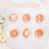 Puocaon Sports Polymer Clay Cutters - 6 Shapes Sports Balls Clay Cutters for Polymer Clay Earrings Making, Football Baseball Shapes Polymer Clay C...