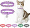 Leather Cat Collars for Boy Girl Cats with Bell and Safety Elastic Belt, Personalized Rivets Stud Adjustable Safe Buckle Collar with Skull Charm f...