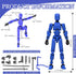 T13 Action Figure Set 3D Printed Multi-Jointed Movable T13 Lucky 13 Dummy 13 Nova 13 Robot 13 Action Figure (Blue)...