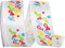 Reliant Ribbon Happy Birthday Multi Color Satin Wired Edge Ribbon, White...