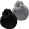 SATINIOR 2 Pieces Stretch Head Wrap Scarf Stretchy Turban Long Hair Scarf Wrap Solid Color Soft Head Band Tie for Women (Black, Grey)...