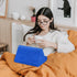 Soft Tablet Stand Pillow with Pocket,Tablet Cushion Stand,Adjustable 3 Viewing Angle,Lazy Holder Stand for Bed Sofa,Compatible with iPads Tablets ...