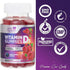 Vitamin D3 Gummies Extra Strength 5000 IU (125 mcg) - Bone, Teeth, Muscle & Immune Support Vitamin D Gummy Dietary Supplement, Nature's Berry Vita...