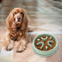 Slow Feeder Dog Bowls 2.5 Cups Dog Food Bowls, Pet Bowl Slow Eating Healthy Design Help Dog Slow Down Eating (D-Green)...