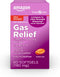 Amazon Basic Care Ultra Strength Gas Relief Softgels, Simethicone 180 mg, Antigas, 60 Count, Orange...