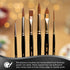 Silver Brush Limited 7110 Renaissance Cats Tongue Brush for Watercolor and Oil, Size 2, Long Handle...
