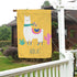 Moslion White Llama House Flag 28x40 Inch Alpaca Cactus Cute Animal Ethnic Scarf Hola Hello Yellow Large Yard Garden Flag Double-side Banners for ...