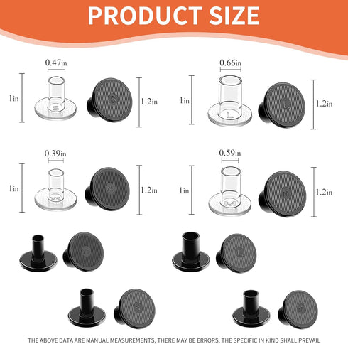 High Heel Protectors, 8 Pairs Heel Stoppers & Heel Repair Caps - 4 Sizes Shoe Heel Cover for Women Perfect for Weddings, Grass, Gravel, Wetlands(X...