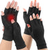 2Pairs Copper Arthritis Compression Gloves for Women Men, Fingerless Compression Gloves for Carpal Tunnel, Hand Pain, RSI, Driving, Typing, Copper...