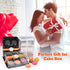 Macaron Box with Clear Display Window,50-Pack Black Base Gift Macaron Packaging Box Fits 6 Macarons,Dessert Carrier Boxes Great for Truffles Cake,...