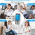 24 Modes Tens Unit Muscle Stimulator, Rechargeable Tens Machine with 8 Electrode Pads (American Gel), Electric Pulse Massager for Pain Relief Ther...
