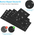 Car Interior Button Repair Decals Kit Steering Wheel Window Switch Door Lock Radio Number Stickers Fits for 2008-2014 Mercedes Benz W204 C250 C350...