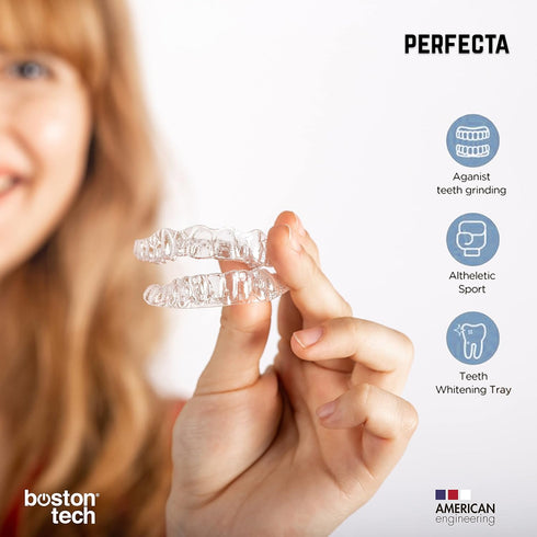 PERFECTA 10 Dental Night Guards Moldable Sleeping Mouthguards Against Bruxism Teeth Grinding and TMJ Disorders Bpa Free, Case Included...