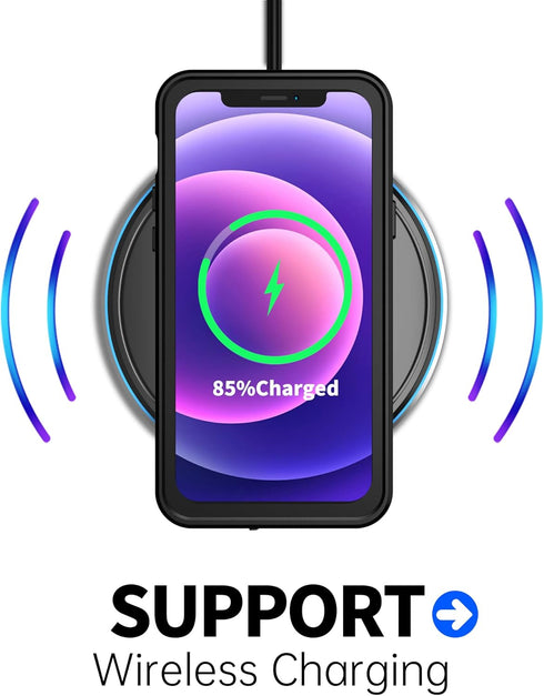BEASTEK iPhone 12 Mini Waterproof Case, NRE Series Shockproof Dustproof Underwater IP68 with Built-in Screen Protector Anti-Scratch Protective Cov...