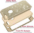 Hython Designed for iPhone 8 Plus, iPhone 7 Plus Case, Heavy Duty Defender Protective Bling Glitter Sparkle Hard Shell Hybrid Shockproof Rubber Bu...