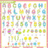 Tenare 133 Pcs Bulletin Board Letters Rabbit Alphabet Cutouts Numbers Set 110 Uppercase Poster Board Letters 23 Symbols ABC Letters for Classroom ...