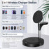 3 in 1 Wireless Charging Station (2023 Newest), Fast Mag-Safe Charger Stand with QC2.0 3.0 Adapter Compatible with iPhone 14,13,12 Pro Max/Pro/Min...