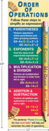McDonald Publishing Order of Operations Colossal Poster (V1650)...