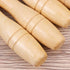 Gadpiparty Sturdy Wooden File Handle - 5Pcs Set - 62mm Inner Hole - Enhanced with Metal Collars for High Precision File Cutting Tools - Ideal for ...