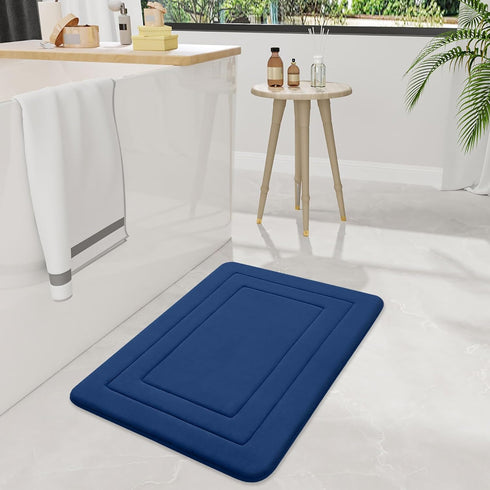 Arotive Memory Foam Bathroom Rug Mat 24x16, Ultra Soft and Absorbent Bath Mat, Machine Wash Dry, Comfortable Bath Rug Carpet for Bathroom Floor, T...