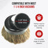 MP Maresh Products Household Cleaning Vacuum Brush Attachment - Horse Hair Vacuum Cleaner Accessories, Soft, Dust Floor Brush, Compatible with Sho...