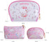 Cosmetic Big Makeup Bag Cosmetic Bag Travel Carrying Case Kitty Cat Toiletry Bag Lady Gift Valentine's Day Gift (HappyTime-3PCS) (HB-000)...