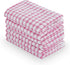uxcell Cotton Terry Small Kitchen Dish Cloth, Absorbent and Quick Drying Cleaning Dish Rags, 15 x 10.5 Inches, Pack of 6, Pink...