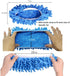 Mop Slippers Shoes Cover Dust Duster Slippers Foot Socks Cleaning Floor Hair Cleaners Sweeping Microfiber Mop House office Bathroom Kitchen Washab...
