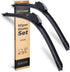 DSV Standard Windshield Wiper Blades, 26” and 14” Car Wiper Blades With Universal U/J Hook, Automotive Replacement Wiper Blades for my Car, Water ...