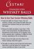 Cestari Whiskey Ball - Reusable Stainless Steel Ice Spheres - Chill Your Scotch, Vodka, Wine - Ice Cube Metal Whiskey Stones - Drink Coolers Gift ...