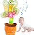 Dancing Cactus, Talking Cactus Toy, Dancing Cactus Mimicking Toy, Repeating and Recording What You Say, Cactus Baby Toy with LED, Repeat, Dance, R...
