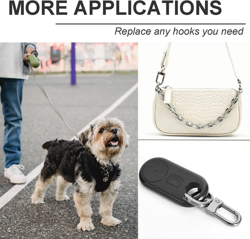 6 Pack 5/8 Inch Detachable Snap Hook Swivel Clasp, Metal Lobster Claw Clips Clasp with Screwdriver for Replacement Purse Keychain Hardware, Keyrin...