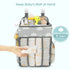 Maliton Hanging Diaper Caddy Organizer - Diaper Stacker for Changing Table, Crib, Playard or Wall & Nursery Organization Baby Shower Gifts for New...