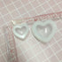 Szecl 2Ps 3D Heart Silicone Molds for Epoxy Resin Small Mirror Heart Shape Smooth and Full Crafts Crystal Resin Molds Handmade Love DIY Jewelry Ma...