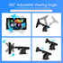 podofo Suction Cup Bracket for 6.8/7/9/9.3/10.26 inch Portable Car Stereo Radio, Upgraded Mount Windshield Monitor Suction Cup Bracket for Portabl...