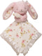 Little Me Plush Rattle Baby Snuggle Blanket with Embroidery and Satin, Bunny (15 inch)...