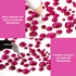 5320Pcs Nail Art Rhinestones Kit 6 Sizes (1.5-6 mm) with Storage Organizer Box/Wax Pencil/Tweezers for Nail Art Craft (Plum Red)...