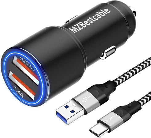 Car Charger Fast Charging for Moto G Stylus 5G 2021 2020/Power 2021 2022 2023,G100/G Pure/G Play/G Fast/G7 Play Power,Edge 2021 2020/Z4 Z3,One 5G ...